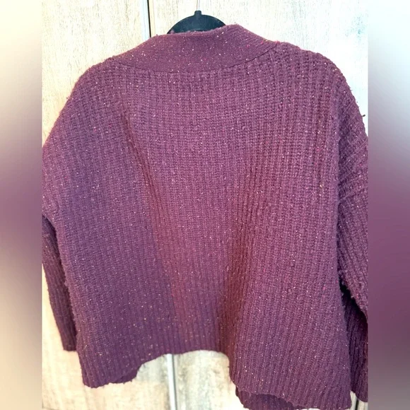Frank and Oak lambswool burgundy red sweater size: XL - Picture 6 of 8